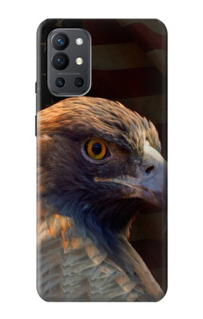 W3376 Eagle American Flag Hard Case and Leather Flip Case For OnePlus 9R