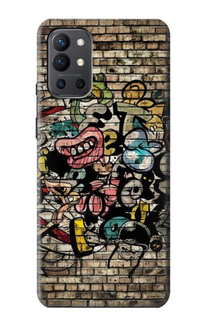 W3394 Graffiti Wall Hard Case and Leather Flip Case For OnePlus 9R
