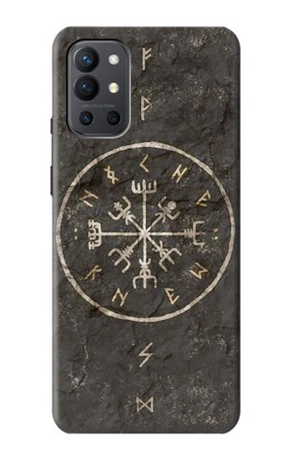 W3413 Norse Ancient Viking Symbol Hard Case and Leather Flip Case For OnePlus 9R