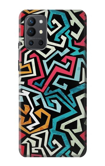 W3712 Pop Art Pattern Hard Case and Leather Flip Case For OnePlus 9R