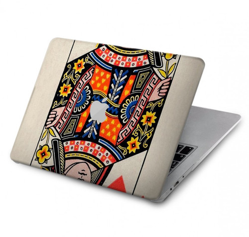 W3429 Queen Hearts Card Hard Case Cover For MacBook 12″ - A1534