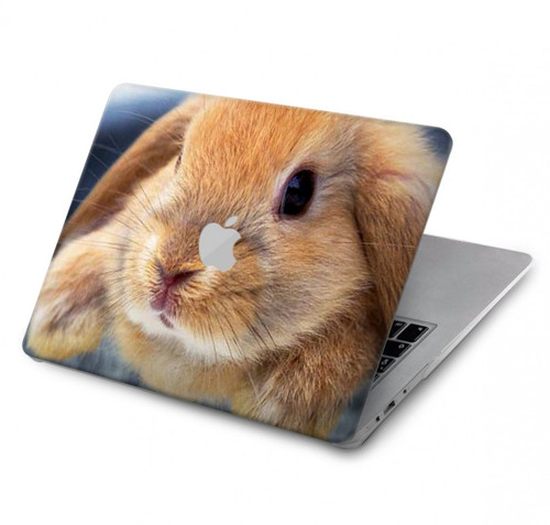 W0242 Cute Rabbit Hard Case Cover For MacBook Air 13″ - A1932, A2179, A2337