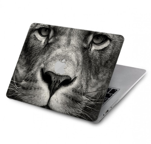 W1352 Lion Face Hard Case Cover For MacBook Air 13″ - A1932, A2179, A2337