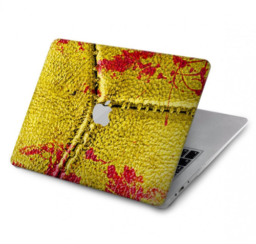 W3315 Spain Flag Vintage Football Graphic Hard Case Cover For MacBook Air 13″ - A1932, A2179, A2337