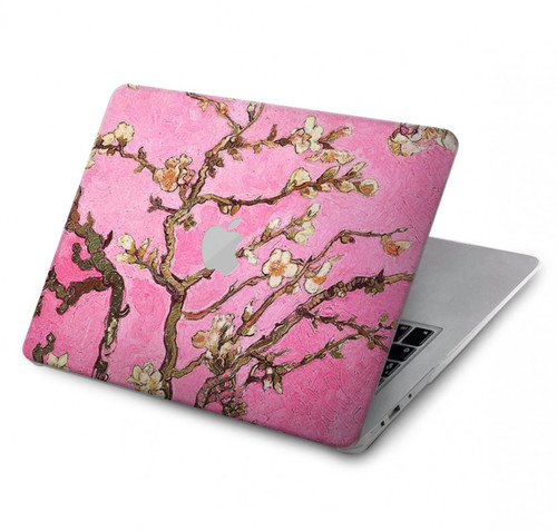 W2449 Pink Blossoming Almond Tree Van Gogh Hard Case Cover For MacBook Pro 13″ - A1706, A1708, A1989, A2159, A2289, A2251, A2338