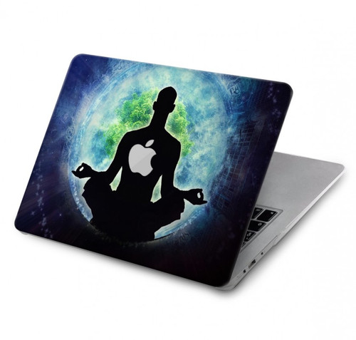 W2527 Yoga Nature Universe Hard Case Cover For MacBook Pro 13″ - A1706, A1708, A1989, A2159, A2289, A2251, A2338