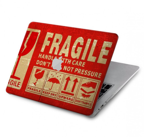 W3552 Vintage Fragile Label Art Hard Case Cover For MacBook Pro 13″ - A1706, A1708, A1989, A2159, A2289, A2251, A2338