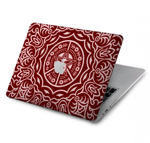 W3556 Yen Pattern Hard Case Cover For MacBook Pro 13″ - A1706, A1708, A1989, A2159, A2289, A2251, A2338