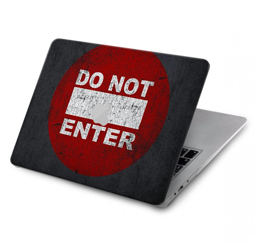 W3683 Do Not Enter Hard Case Cover For MacBook Pro 13″ - A1706, A1708, A1989, A2159, A2289, A2251, A2338