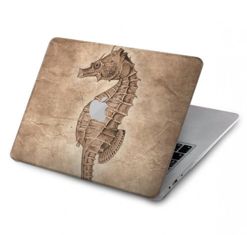 W3214 Seahorse Skeleton Fossil Hard Case Cover For MacBook Pro 15″ - A1707, A1990