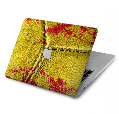 W3315 Spain Flag Vintage Football Graphic Hard Case Cover For MacBook Pro 16″ - A2141