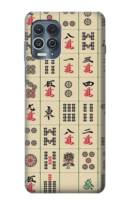 W0802 Mahjong Hard Case and Leather Flip Case For Motorola Edge S