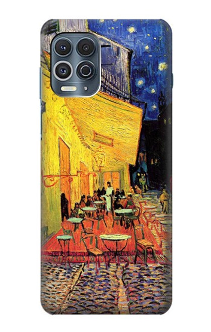 W0929 Van Gogh Cafe Terrace Hard Case and Leather Flip Case For Motorola Edge S