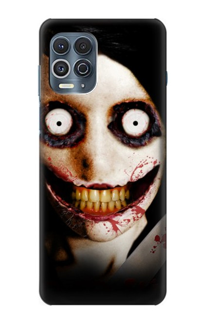 W1344 Jeff the Killer Hard Case and Leather Flip Case For Motorola Edge S