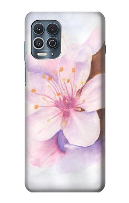 W1415 Sakura Blossom Art Hard Case and Leather Flip Case For Motorola Edge S