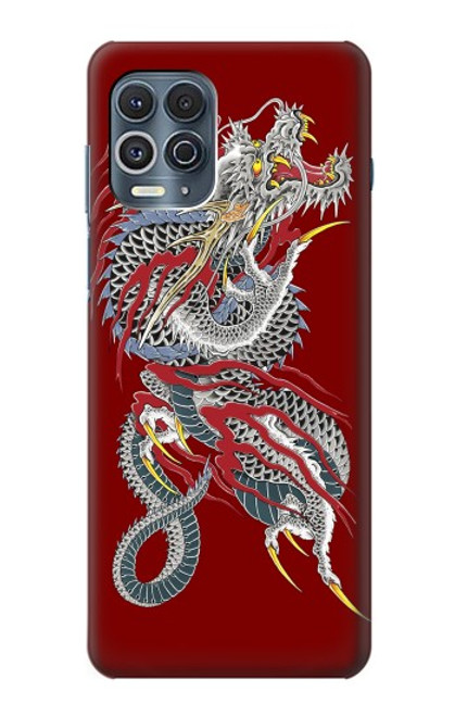 W2104 Yakuza Dragon Tattoo Hard Case and Leather Flip Case For Motorola Edge S