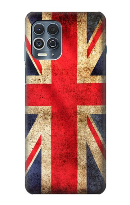 W2303 British UK Vintage Flag Hard Case and Leather Flip Case For Motorola Edge S