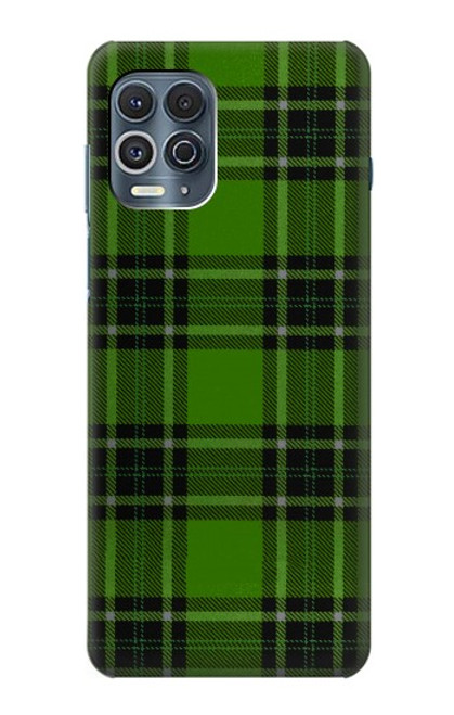 W2373 Tartan Green Pattern Hard Case and Leather Flip Case For Motorola Edge S