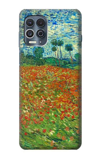 W2681 Field Of Poppies Vincent Van Gogh Hard Case and Leather Flip Case For Motorola Edge S