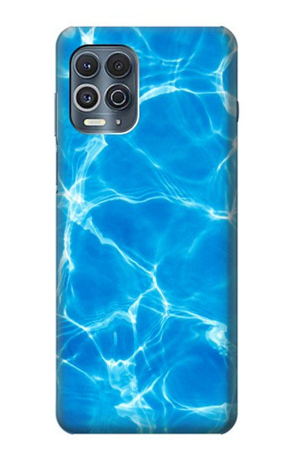 W2788 Blue Water Swimming Pool Hard Case and Leather Flip Case For Motorola Edge S