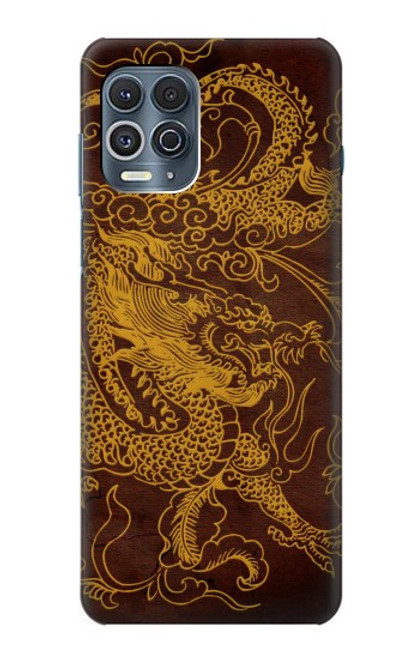 W2911 Chinese Dragon Hard Case and Leather Flip Case For Motorola Edge S