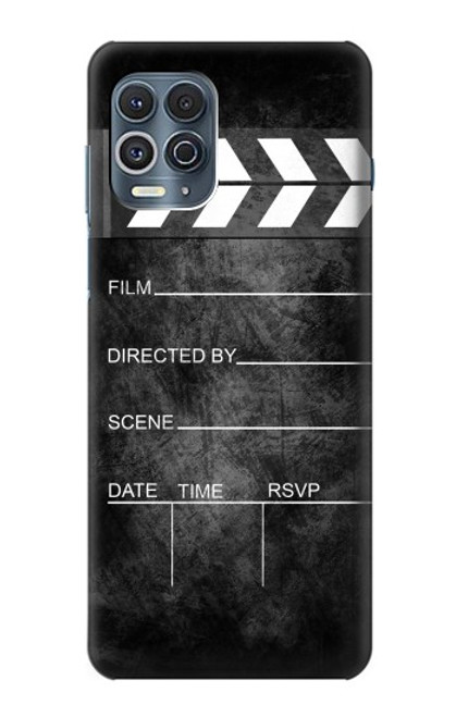 W2919 Vintage Director Clapboard Hard Case and Leather Flip Case For Motorola Edge S