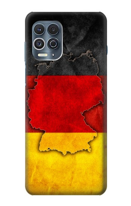 W2935 Germany Flag Map Hard Case and Leather Flip Case For Motorola Edge S