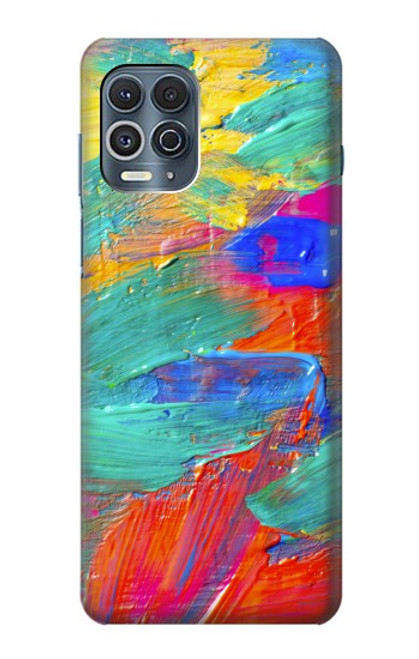 W2942 Brush Stroke Painting Hard Case and Leather Flip Case For Motorola Edge S