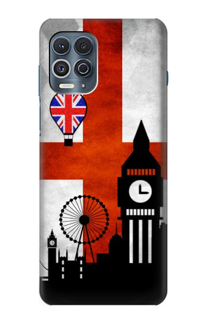 W2979 England Football Soccer Hard Case and Leather Flip Case For Motorola Edge S