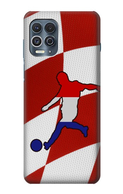 W2993 Croatia Football Soccer Hard Case and Leather Flip Case For Motorola Edge S