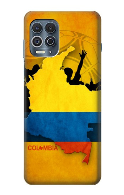 W2996 Colombia Football Soccer Hard Case and Leather Flip Case For Motorola Edge S