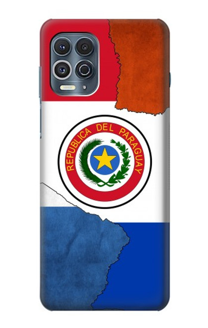 W3017 Paraguay Flag Hard Case and Leather Flip Case For Motorola Edge S