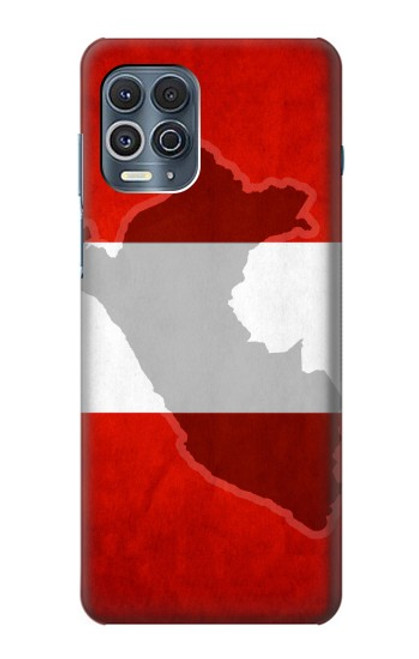 W3018 Peru Flag Hard Case and Leather Flip Case For Motorola Edge S