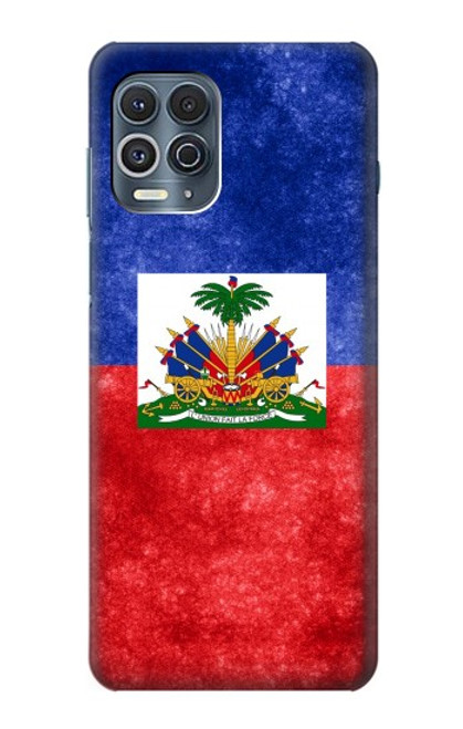 W3022 Haiti Flag Hard Case and Leather Flip Case For Motorola Edge S