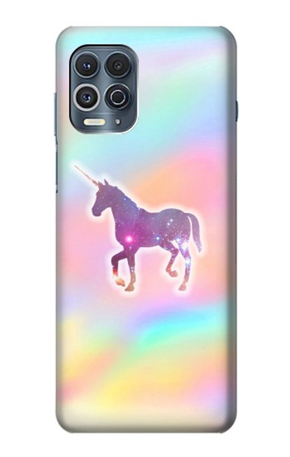 W3203 Rainbow Unicorn Hard Case and Leather Flip Case For Motorola Edge S