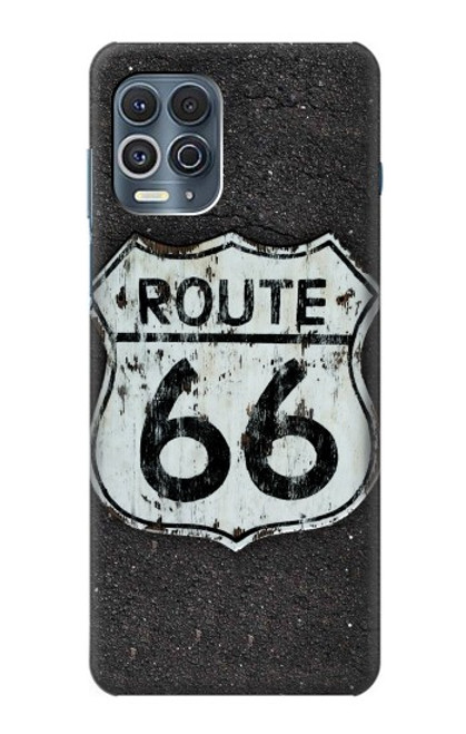 W3207 Route 66 Sign Hard Case and Leather Flip Case For Motorola Edge S