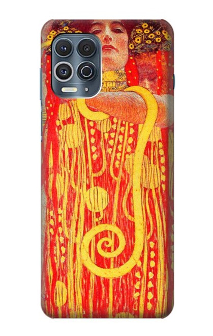 W3352 Gustav Klimt Medicine Hard Case and Leather Flip Case For Motorola Edge S