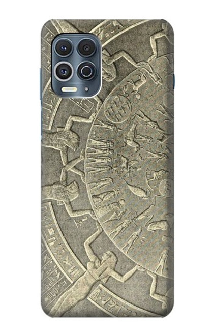 W3396 Dendera Zodiac Ancient Egypt Hard Case and Leather Flip Case For Motorola Edge S