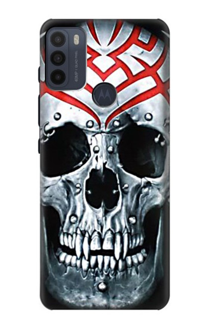 W0223 Vampire Skull Tattoo Hard Case and Leather Flip Case For Motorola Moto G50