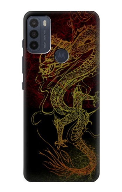 W0354 Chinese Dragon Hard Case and Leather Flip Case For Motorola Moto G50