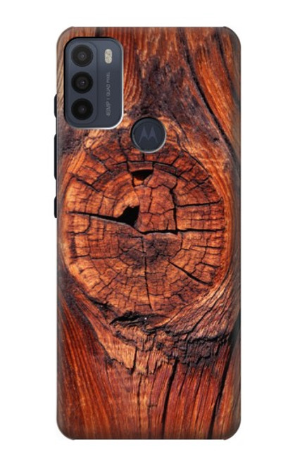 W0603 Wood Graphic Printed Hard Case and Leather Flip Case For Motorola Moto G50