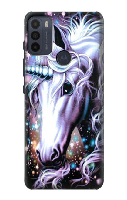 W0749 Unicorn Horse Hard Case and Leather Flip Case For Motorola Moto G50