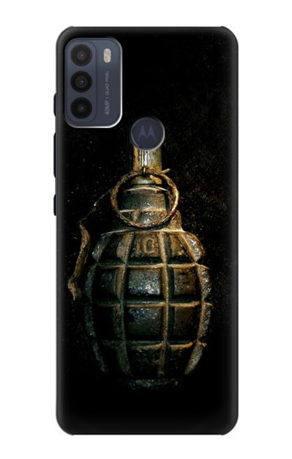 W0881 Hand Grenade Hard Case and Leather Flip Case For Motorola Moto G50