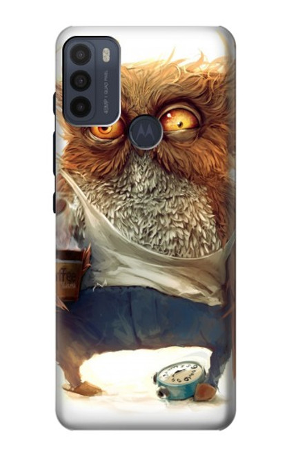 W1133 Wake up Owl Hard Case and Leather Flip Case For Motorola Moto G50