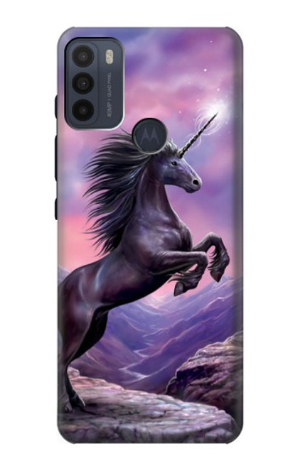 W1461 Unicorn Fantasy Horse Hard Case and Leather Flip Case For Motorola Moto G50