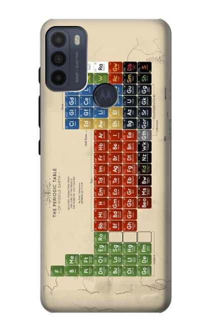 W1695 The Periodic Table of Middle Earth Hard Case and Leather Flip Case For Motorola Moto G50