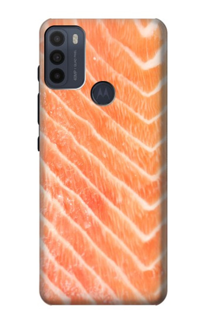 W2700 Salmon Fish Graphic Hard Case and Leather Flip Case For Motorola Moto G50