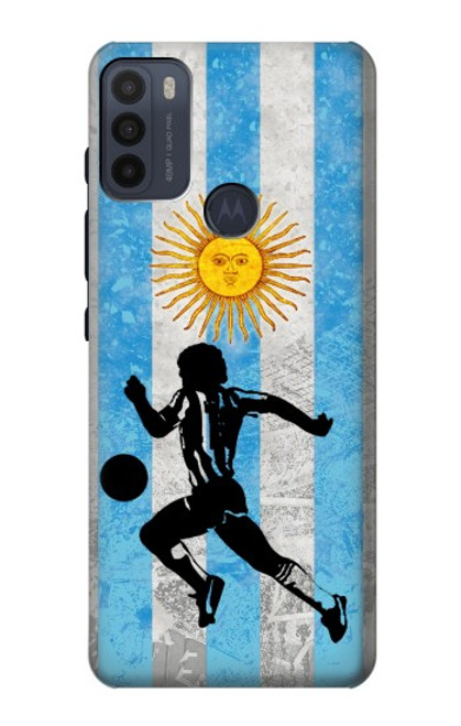 W2977 Argentina Football Soccer Hard Case and Leather Flip Case For Motorola Moto G50