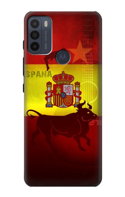 W2984 Spain Football Soccer Hard Case and Leather Flip Case For Motorola Moto G50