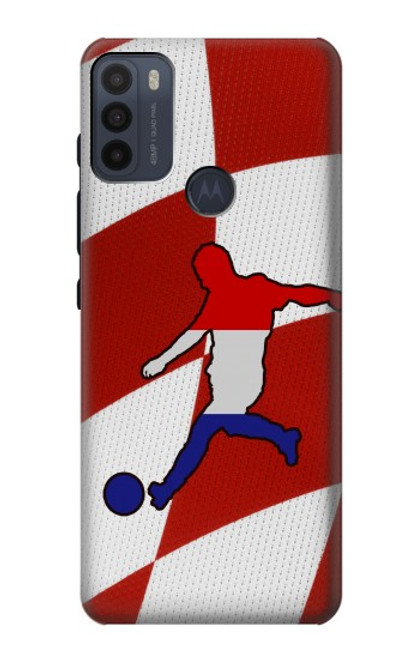 W2993 Croatia Football Soccer Hard Case and Leather Flip Case For Motorola Moto G50